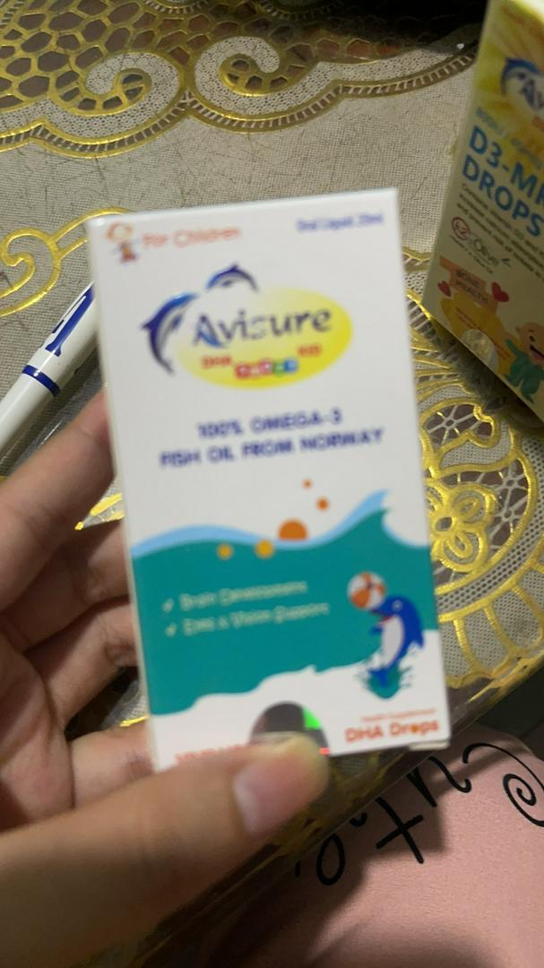 Avisure DHA Smart Kid 20ml - Bổ sung DHA tinh khiết cho trẻ sơ sinh, hỗ trợ phát triển não bộ, hệ thần kinh và thị lực, chất lượng từ Nauy.