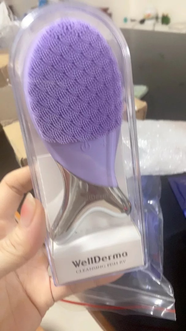 Máy Rửa Mặt WellDerma Cleansing Fish - Thiết Kế Dễ Thương, Làm Sạch Sâu, Hỗ Trợ Da Mụn và Dầu Nhờn, Chăm Sóc Da Chuyên Sâu Hàn Quốc