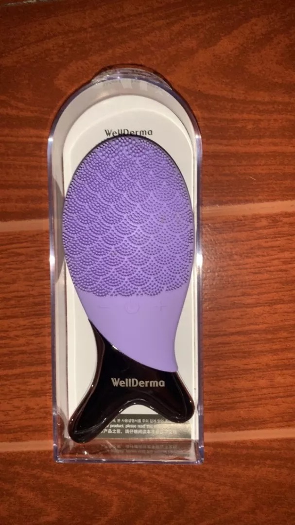 Máy Rửa Mặt WellDerma Cleansing Fish - Thiết Kế Dễ Thương, Làm Sạch Sâu, Hỗ Trợ Da Mụn và Dầu Nhờn, Chăm Sóc Da Chuyên Sâu Hàn Quốc