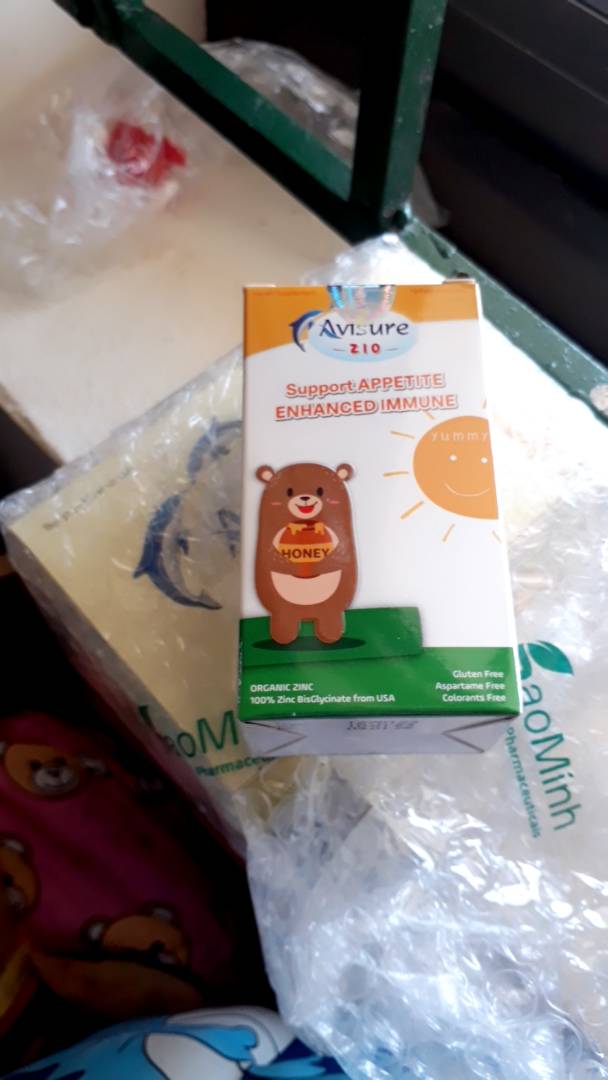 Kẽm Hỗ Trợ Ăn Ngon Avisure Zio - Bổ Sung Kẽm Hữu Cơ Tự Nhiên Tăng Đề Kháng Cho Trẻ 6 Tháng Tuổi Trở Lên