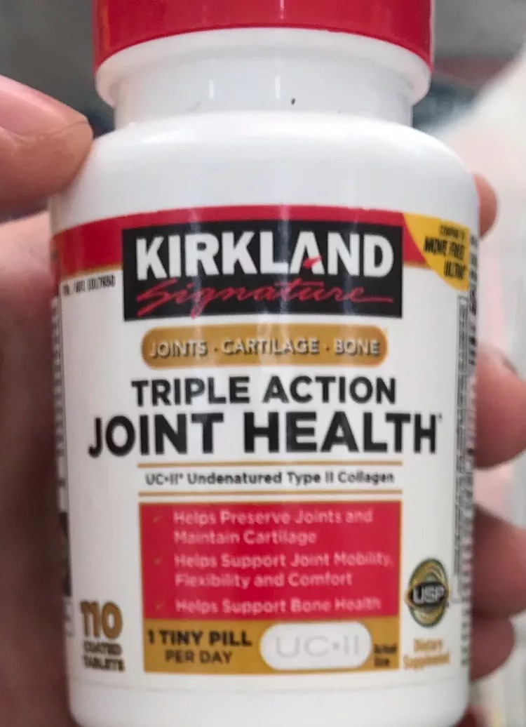 Viên Uống Hỗ Trợ Xương Khớp Kirkland Triple Action Joint Health - 110 Viên Nâng Cao Sức Khỏe Khớp và Xương, Thực Phẩm Chức Năng Tự Nhiên