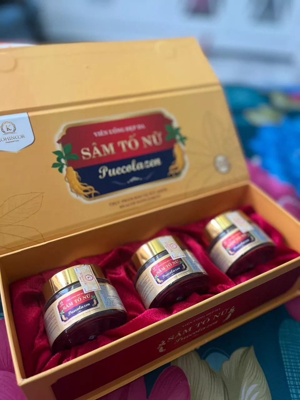 Viên Uống Sâm Tố Nữ Puecolazen - Hỗ Trợ Bổ Sung Nội Tiết Tố, Cải Thiện Nếp Nhăn, Tăng Cường Đàn Hồi Da, 800g