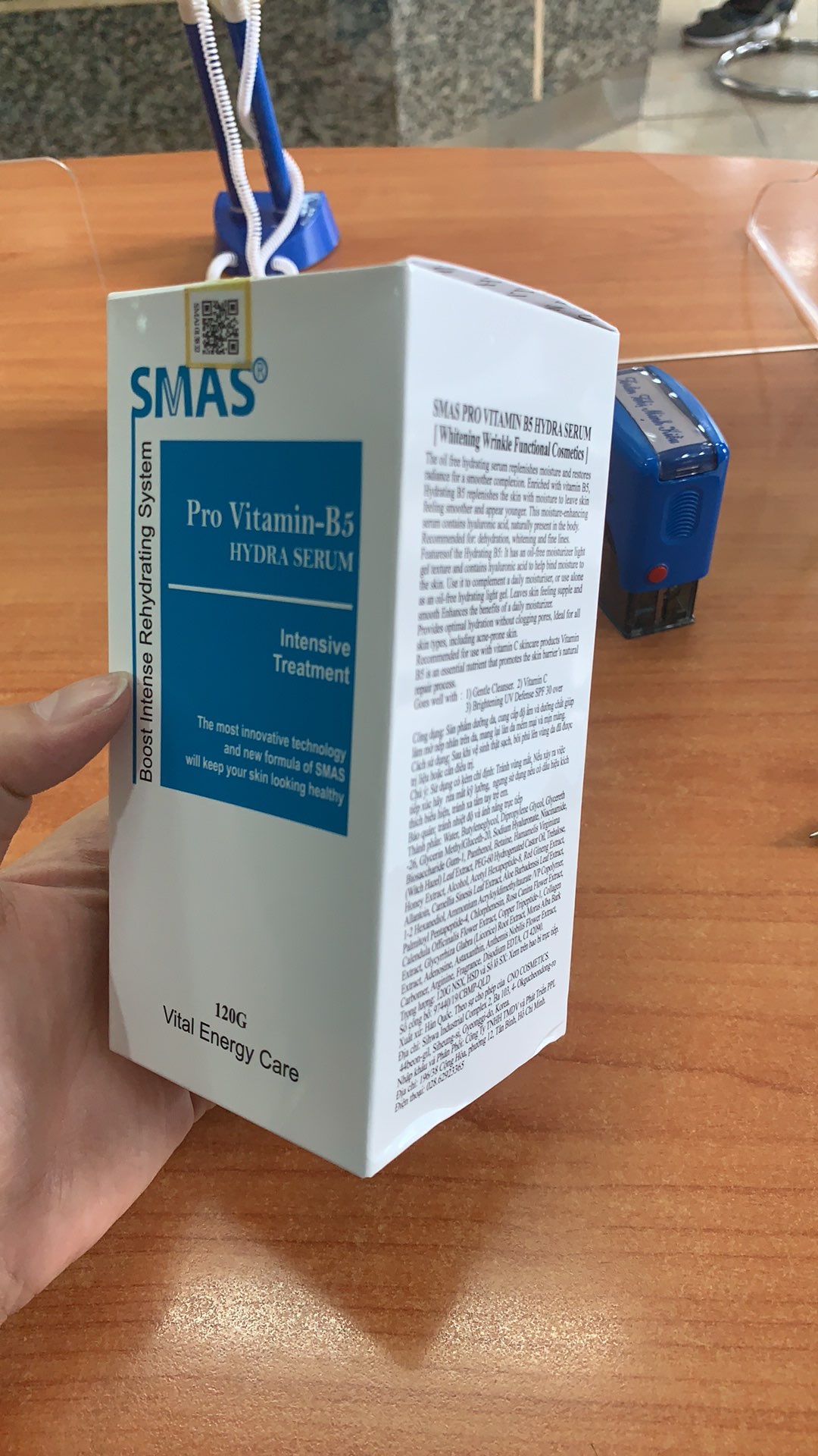 Serum Smas Pro Vitamin B5 Hydra 120g - Dưỡng ẩm và Phục hồi da, Chăm sóc Da Nhạy Cảm từ Hàn Quốc