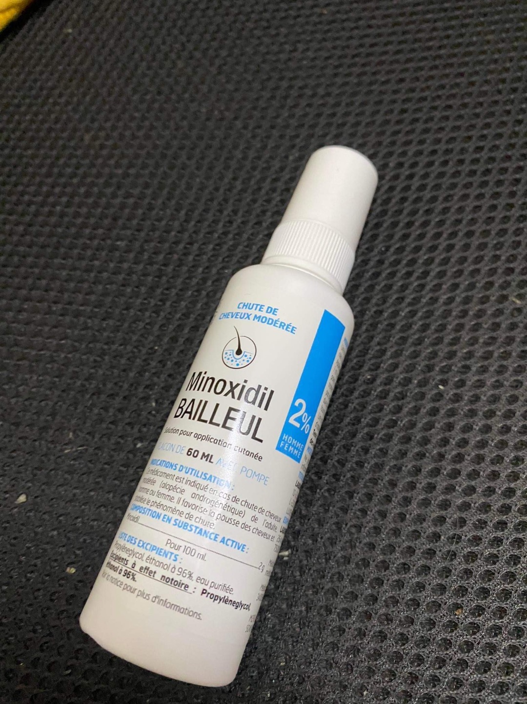Set 3 Lọ Xịt Mọc Tóc Minoxidil Bailleul Pháp - Chăm Sóc Tóc Chắc Khỏe, Mềm Mượt Cho Nam Nữ