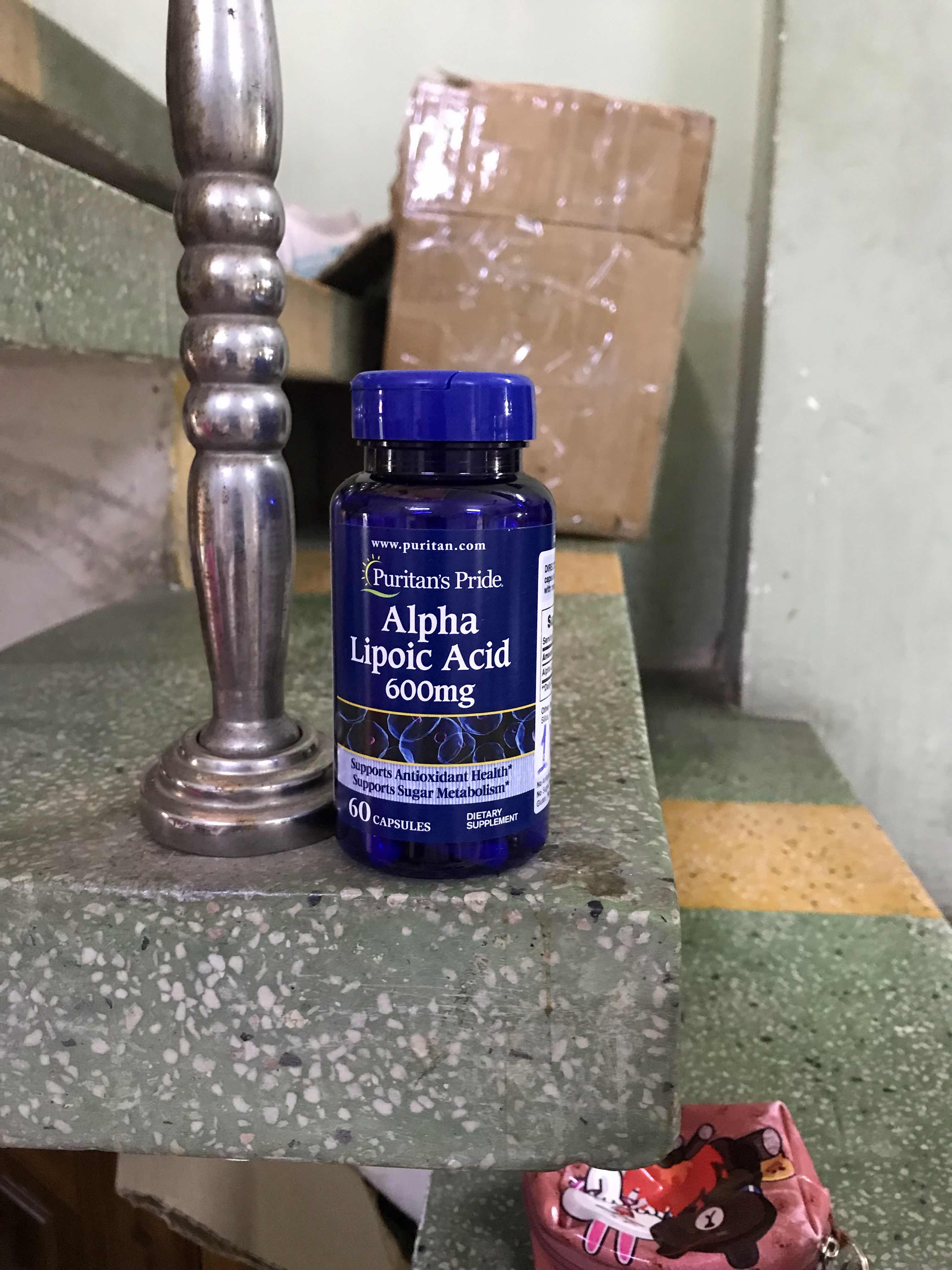Viên uống bổ sung Alpha Lipoic Acid 600mg Puritan's Pride - Hỗ trợ sức khỏe trí não và làm đẹp da hiệu quả