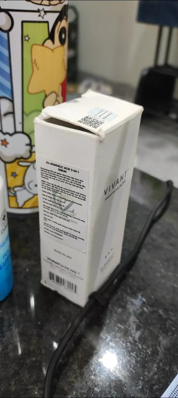 Serum Vivant Skincare 15% Mandelic Acid - Điều trị mụn, giảm thâm nám và dấu hiệu lão hóa da 30ml