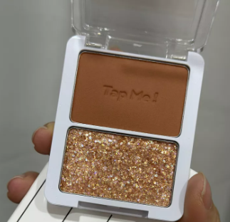 Bảng Phấn Mắt 2 Màu Ánh Nhũ Unleashia Tap Me Palette Duo - Độ Bám Dính Tốt, Kết Cấu Mịn, Trang Điểm Rực Rỡ, Dễ Sử Dụng
