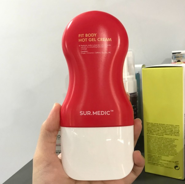 Thanh lăn giảm mỡ săn cơ Sur.Medic Fit Body Hot Gel Cream - Giúp đốt cháy mỡ thừa và cải thiện vòng eo hiệu quả 100ml