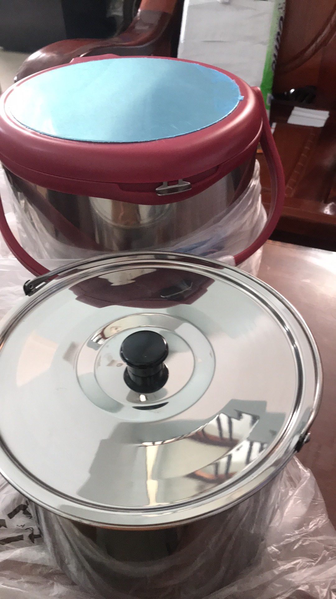Nồi ủ Inox Khaluck Home KL-711 6L - Thiết kế 2 tầng, Giữ nhiệt lâu, Hỗ trợ hầm nấu hiệu quả cho gia đình