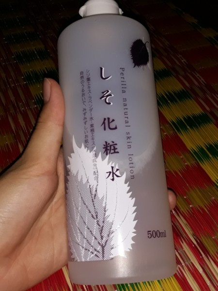 Nước Hoa Hồng Tía Tô Perilla Natural Nhật 500ml - Toner Cung Cấp Độ Ẩm, Hỗ Trợ Giảm Mụn, Chống Oxy Hóa Cho Da Khỏe Mạnh