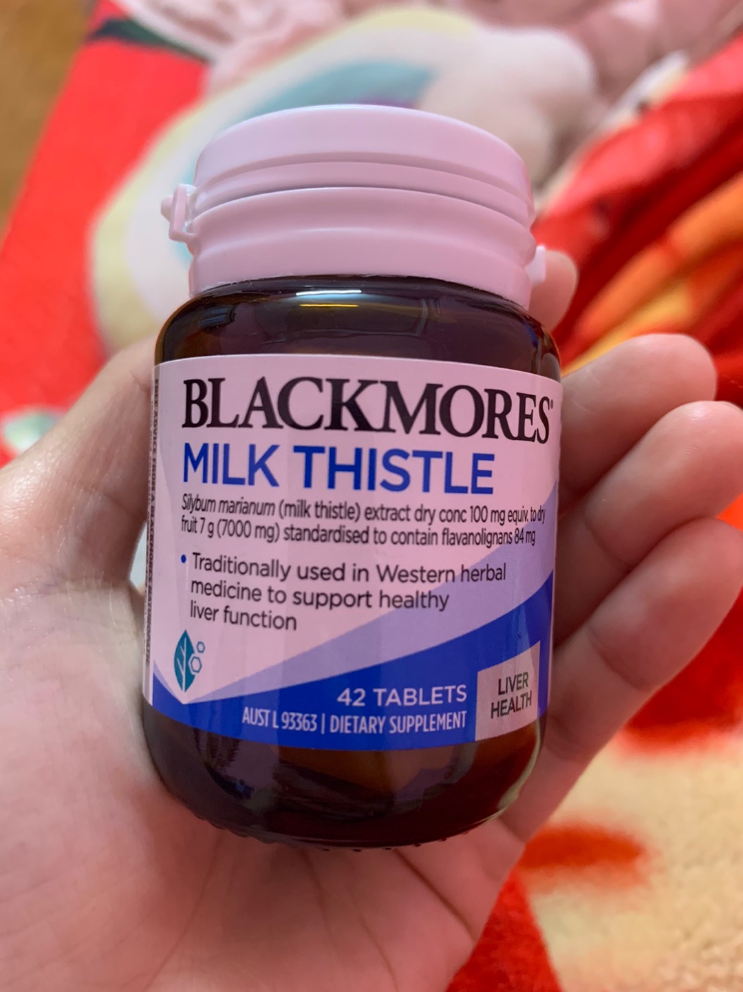Viên Uống Bổ Gan Blackmores Milk Thistle Úc - Hỗ Trợ Thanh Lọc Cơ Thể, Giúp Tăng Cường Chức Năng Gan - 42 Viên TPCN