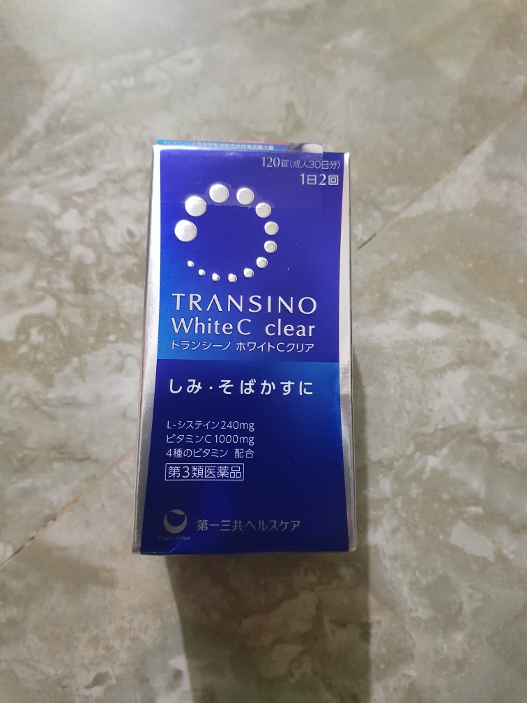 Viên uống Transino White C Clear - Hỗ trợ trắng da, cải thiện nám, tàn nhang hiệu quả, bổ sung Vitamin C và dưỡng chất từ Nhật Bản 120 viên