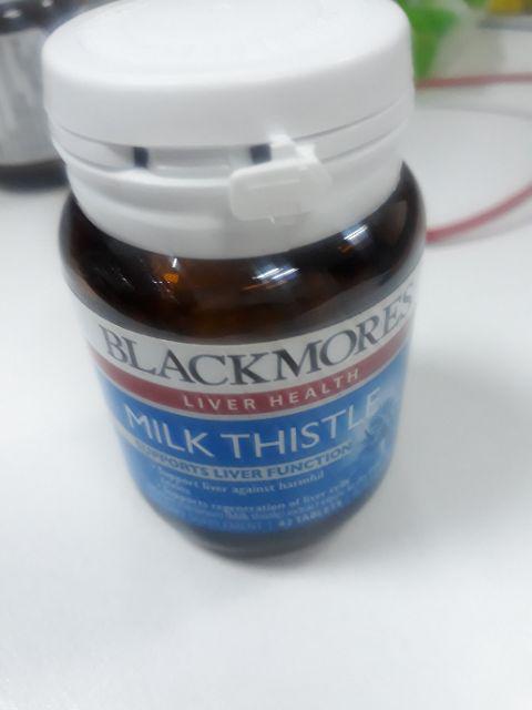 Viên Uống Bổ Gan Blackmores Milk Thistle Úc - Hỗ Trợ Thanh Lọc Cơ Thể, Giúp Tăng Cường Chức Năng Gan - 42 Viên TPCN