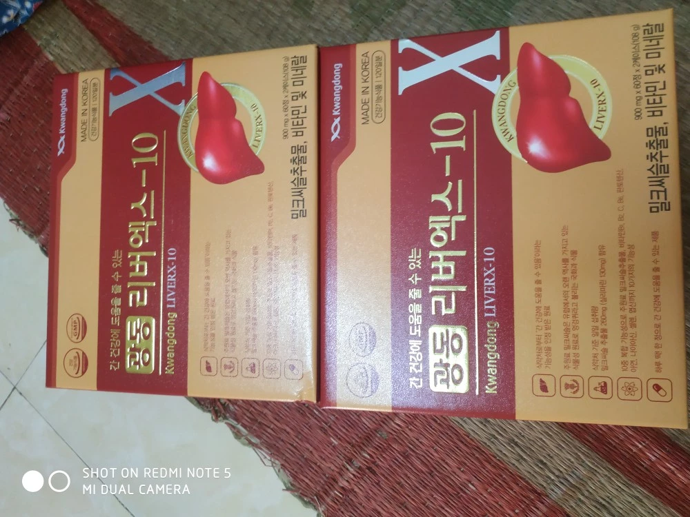 Viên uống hỗ trợ bổ gan Kwangdong LiverX-10 Hàn Quốc 120 viên - Tăng cường chức năng gan, thanh nhiệt, giảm nhụn nhọt, sức khỏe toàn diện.
