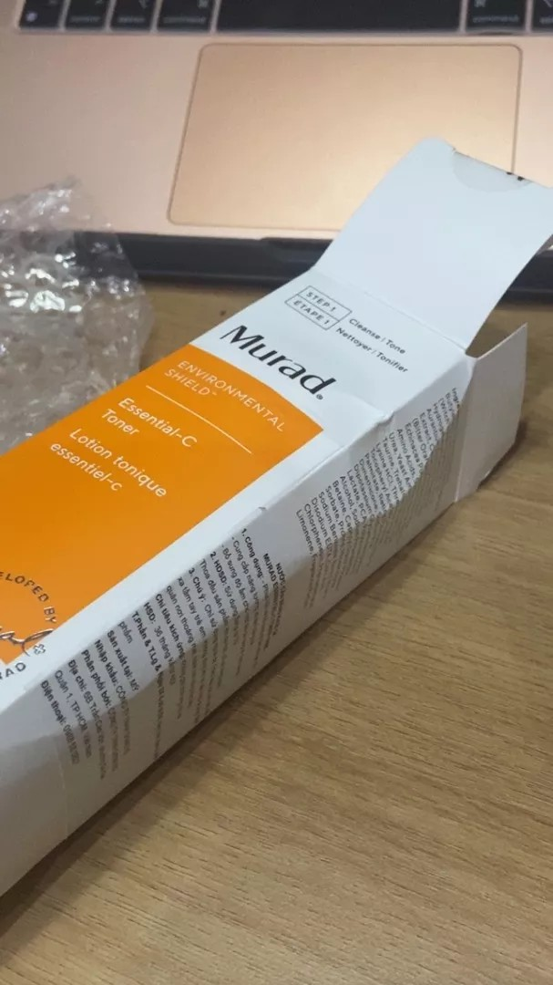 Nước Cân Bằng Làm Khỏe Da Murad Essential-C Toner 180ml - Giúp Da Sáng Mịn, Cung Cấp Vitamin C, Phục Hồi Tổn Thương Da