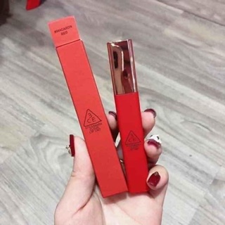 Son 3CE Cloud Lip Tint Macaron Red Đỏ Tươi - Chất Son Mượt Mà, Bám Màu Lâu, Phù Hợp Mọi Tông Da, Làn Da Rạng Rỡ