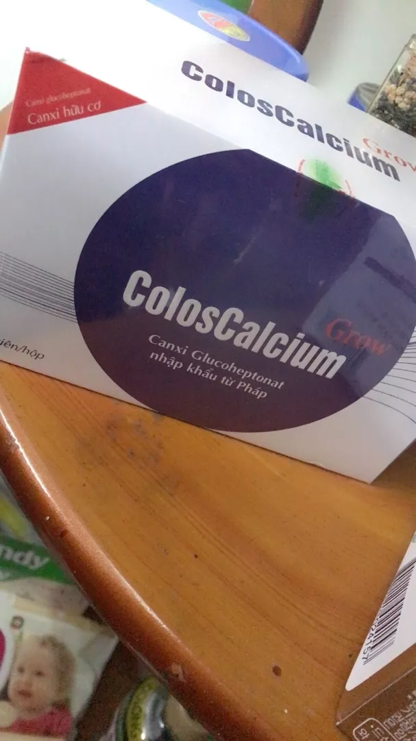 Viên uống canxi hữu cơ Coloscalcium Grow 90 viên - Bổ sung Canxi D3 K2 cho trẻ em và phụ nữ mang thai, hỗ trợ phát triển xương khỏe mạnh
