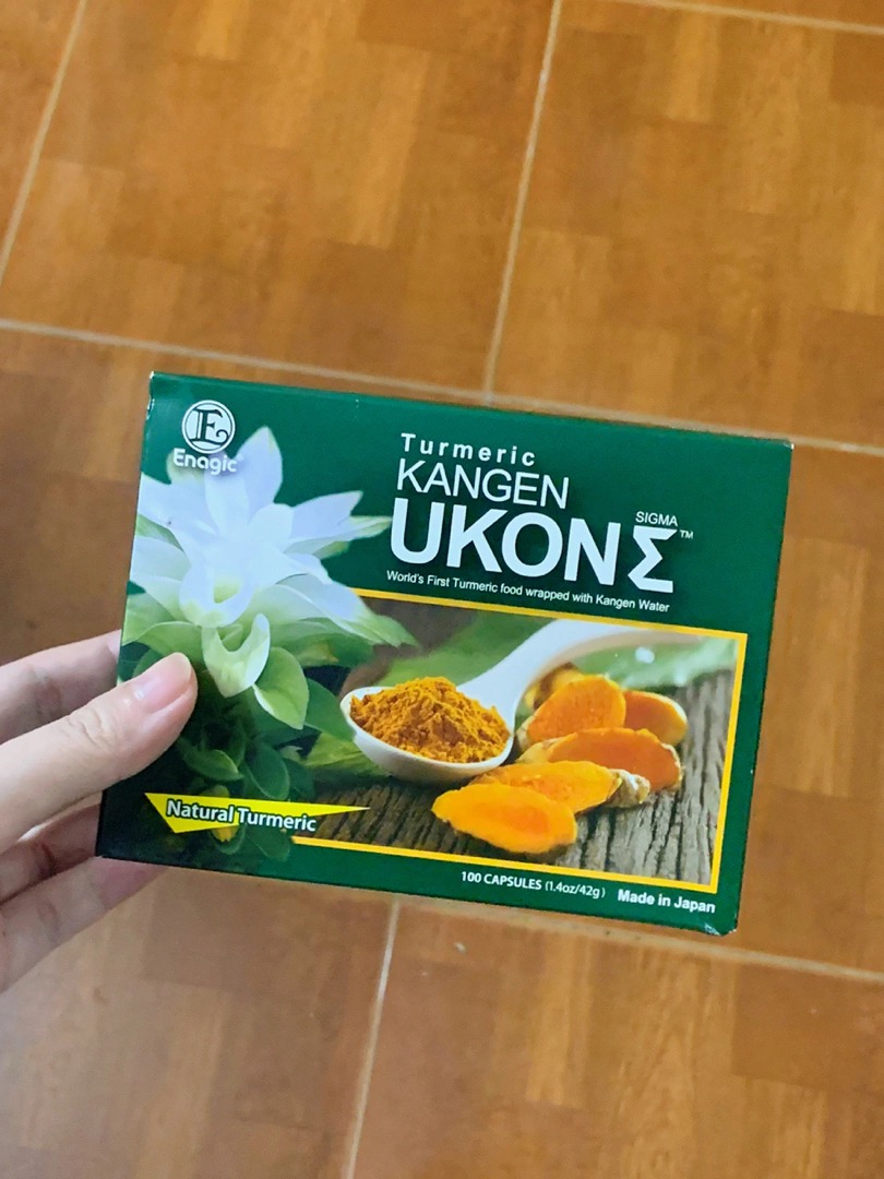 Viên uống tinh chất nghệ Kangen Ukon Nhật Bản - Hỗ trợ tiêu hóa và làm đẹp da, hộp 100 viên bổ sung dinh dưỡng tự nhiên chất lượng cao