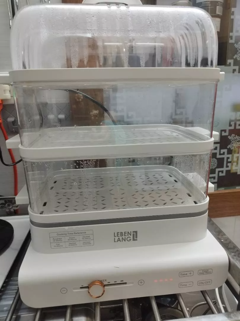 Nồi Hấp Điện Đa Năng Lebenlang LBEL5031 - Nồi Hấp 3 Tầng 18L, 900W, Giữ Vitamin, Thiết Kế Tiện Lợi, Phù Hợp Với Mọi Gia Đình