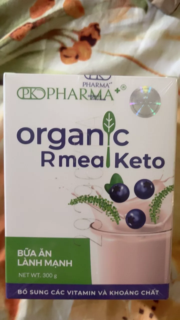 Bột uống dinh dưỡng Organic Rmeal Keto 300g - Thay thế bữa ăn, hỗ trợ giảm cân, tăng cường sức khỏe cho mọi đối tượng