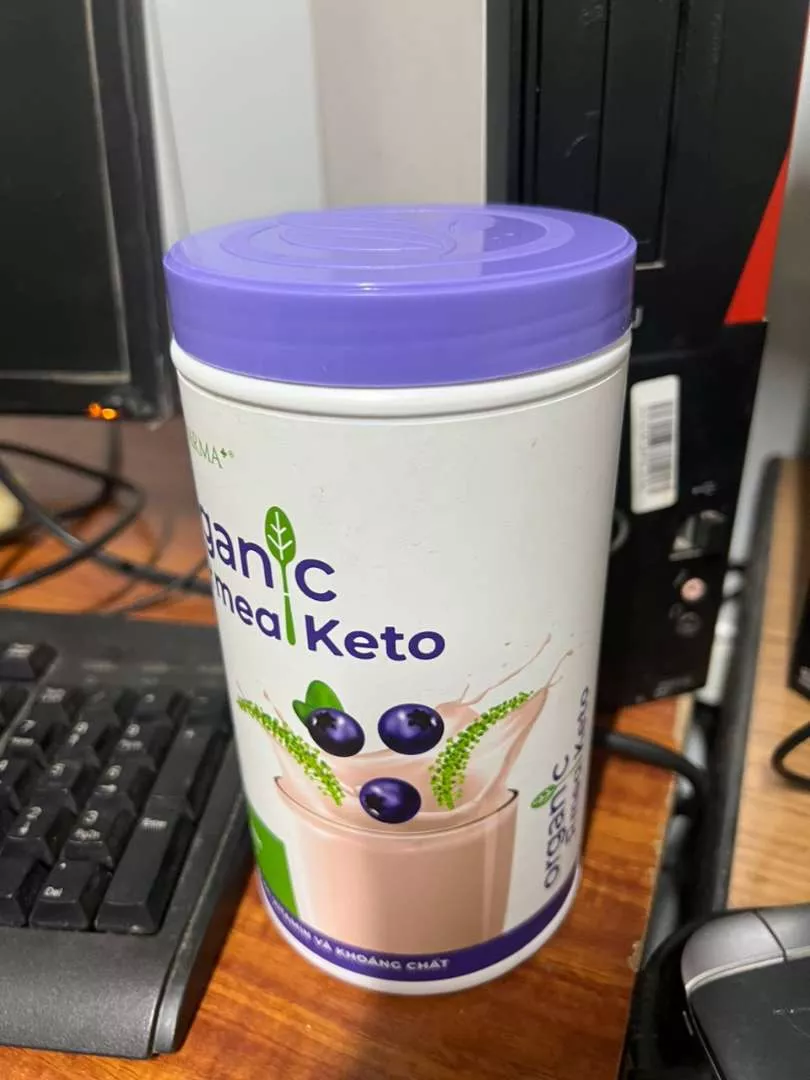 Bột uống dinh dưỡng Organic Rmeal Keto 300g - Thay thế bữa ăn, hỗ trợ giảm cân, tăng cường sức khỏe cho mọi đối tượng