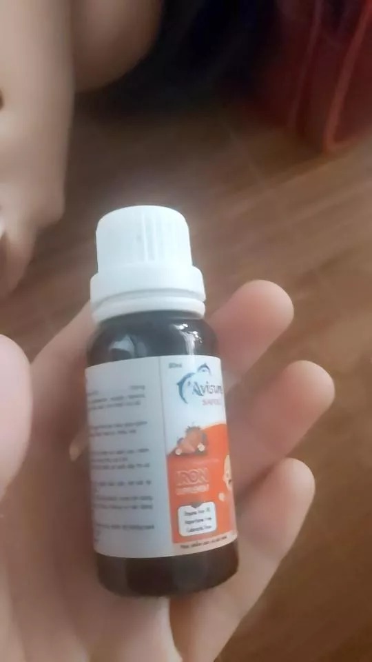 Siro Bổ Sung Sắt Hữu Cơ Avisure Safoli Drop - Giúp Tăng Cường Sức Khỏe và Hỗ Trợ Tạo Máu Cho Trẻ Em 20ml
