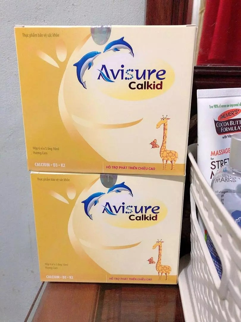 Siro Avisure Calkid Tăng Chiều Cao Cho Trẻ Từ 2 Tuổi - Bổ Sung Canxi, Vitamin PP, D3, K2 Hương Vị Cam Ngọt Dễ Uống