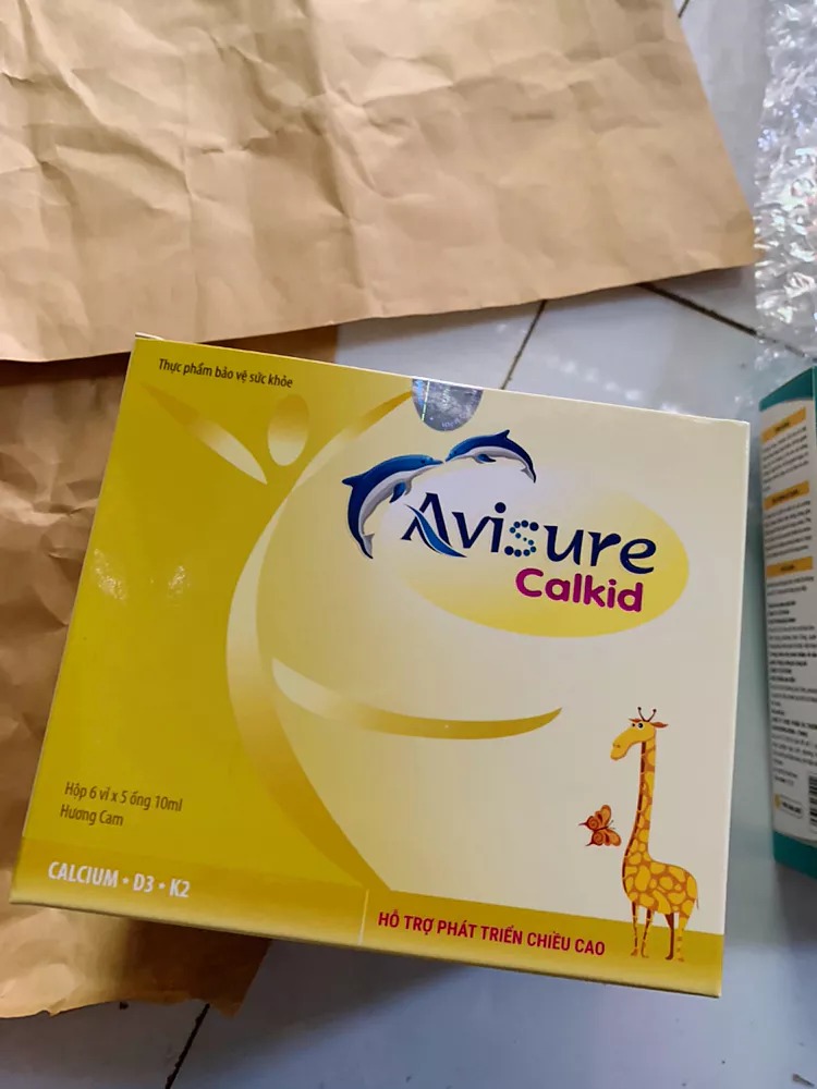 Siro Avisure Calkid Tăng Chiều Cao Cho Trẻ Từ 2 Tuổi - Bổ Sung Canxi, Vitamin PP, D3, K2 Hương Vị Cam Ngọt Dễ Uống