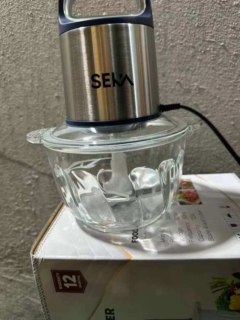 Máy Xay Thịt Mini Đa Năng Seka SK2287 - Cối Thủy Tinh 2.6L, Công Suất 500W, Hiện Đại, Dễ Sử Dụng, Phù Hợp Xay Thịt, Rau, Gia Vị