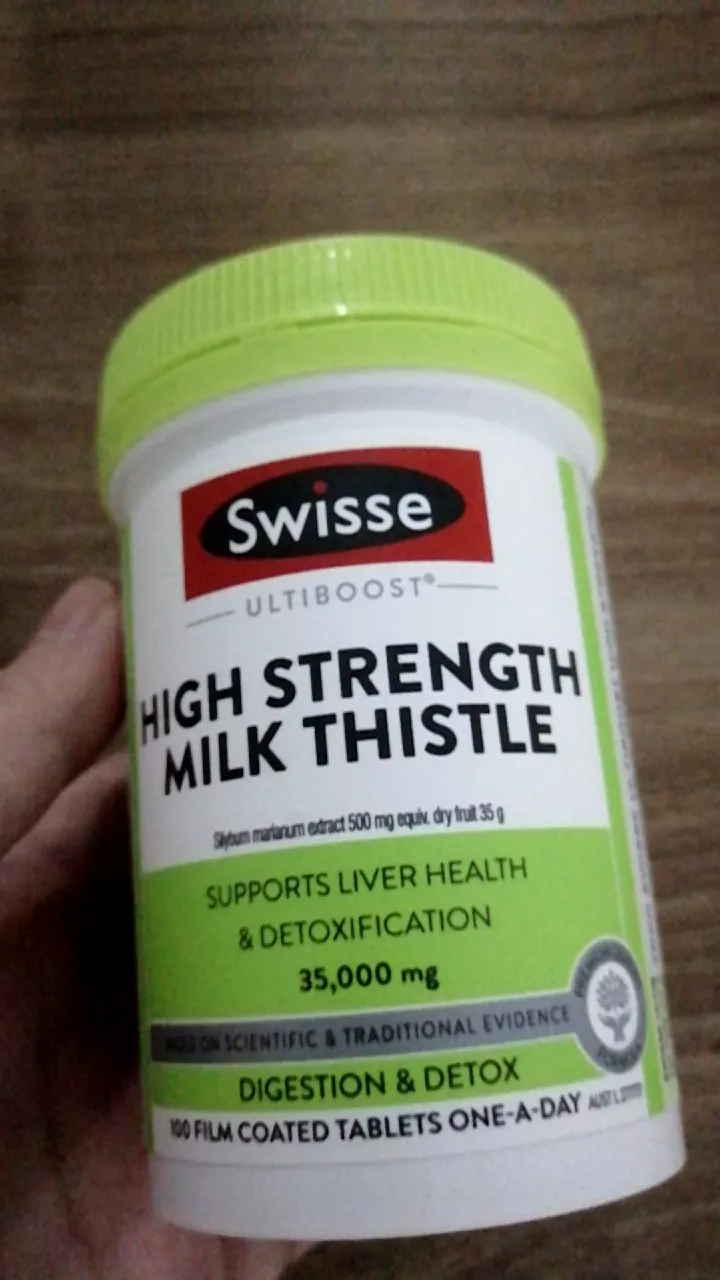 Viên uống hỗ trợ chức năng gan Swisse High Strength Milk Thistle - Chiết xuất cây kế sữa 35000mg, giữ gan khỏe mạnh và thải độc tự nhiên, 60 viên