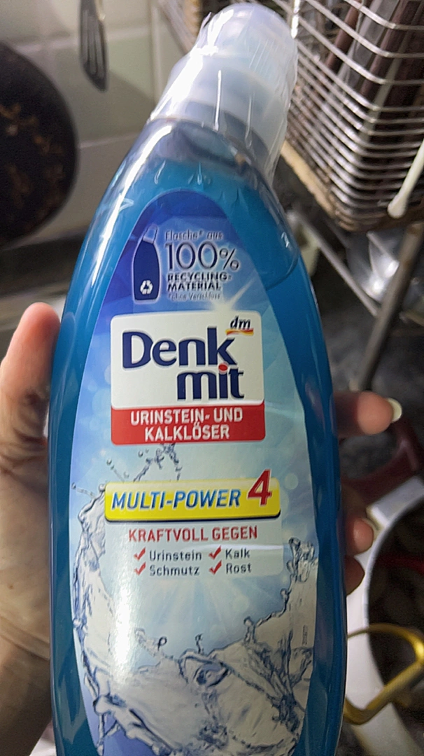 Dung dịch tẩy rửa bồn cầu Denkmit WC Reiniger 750ml - Sạch sâu, hương tươi mát, loại bỏ cặn bẩn và vôi canxi hiệu quả.