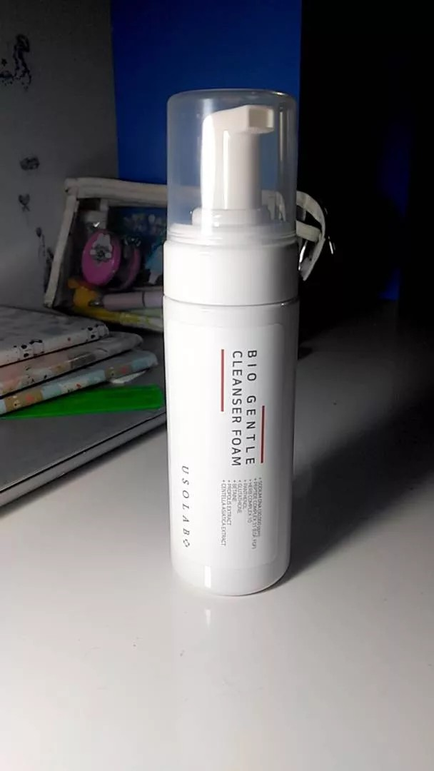 Sữa Rửa Mặt Tạo Bọt Nhẹ Dịu Usolab Bio Gentle Cleanser Foam 150ml - Làm Sạch & Phục Hồi Da, Thích Hợp Cho Mọi Loại Da