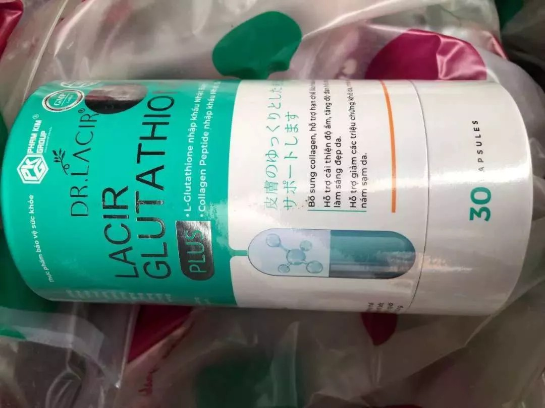 Viên Uống Trắng Da Glutathione Plus Dr. Lacir - 30 Viên, Hỗ Trợ Làm Sáng Da, Giảm Nám, Ngừa Lão Hóa, Nhập Khẩu Nhật Bản