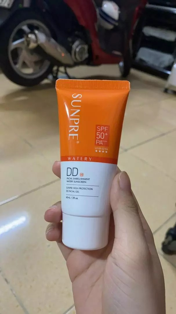 Kem Chống Nắng Màu Nền Mona Frema SUNPRE DD Gel SPF 50+ - Bảo Vệ Da Mặt, Dưỡng Ẩm, Làm Trắng Tự Nhiên, Chống UVA/UVB