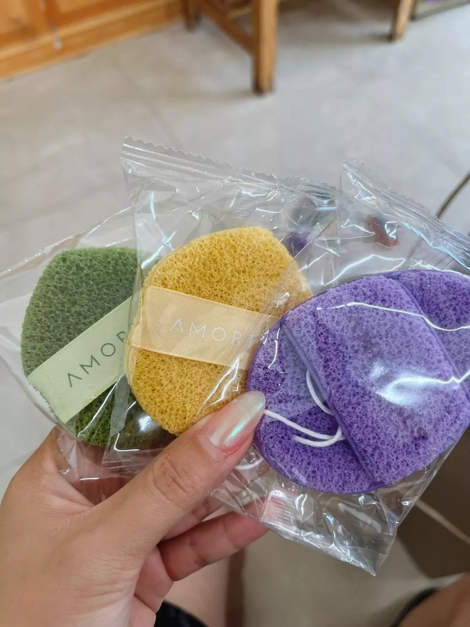 Combo 3 Mút Rửa Mặt Amortals Dạng Giọt Nước - Bọt Mịn, Sạch Sâu, Dịu Nhẹ Cho Da Mặt, Hỗ Trợ Tạo Bọt Hoàn Hảo