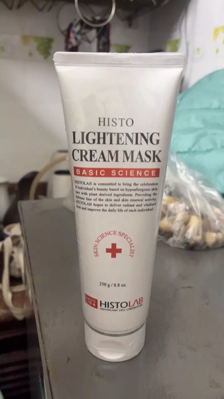 (Hàng nhập khẩu) Mặt Nạ Ủ Trắng Da Histolab Histo Lightening Cream Mask - Dưỡng Trắng, Cải Thiện Sắc Tố Da, Phù Hợp Mọi Loại Da, 250g