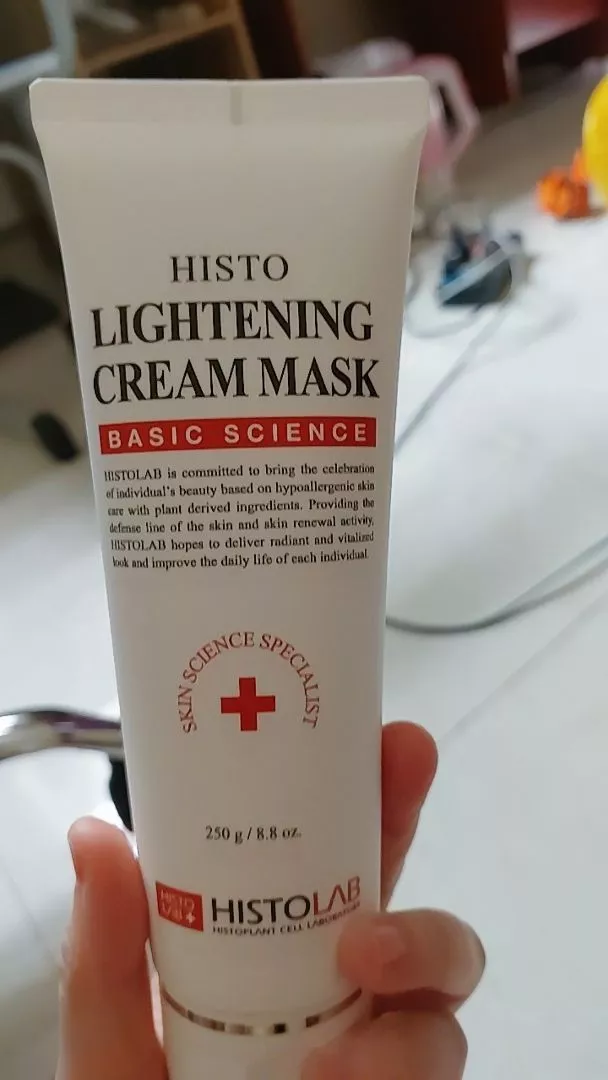 (Hàng nhập khẩu) Mặt Nạ Ủ Trắng Da Histolab Histo Lightening Cream Mask - Dưỡng Trắng, Cải Thiện Sắc Tố Da, Phù Hợp Mọi Loại Da, 250g