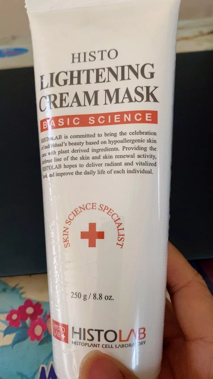 (Hàng nhập khẩu) Mặt Nạ Ủ Trắng Da Histolab Histo Lightening Cream Mask - Dưỡng Trắng, Cải Thiện Sắc Tố Da, Phù Hợp Mọi Loại Da, 250g