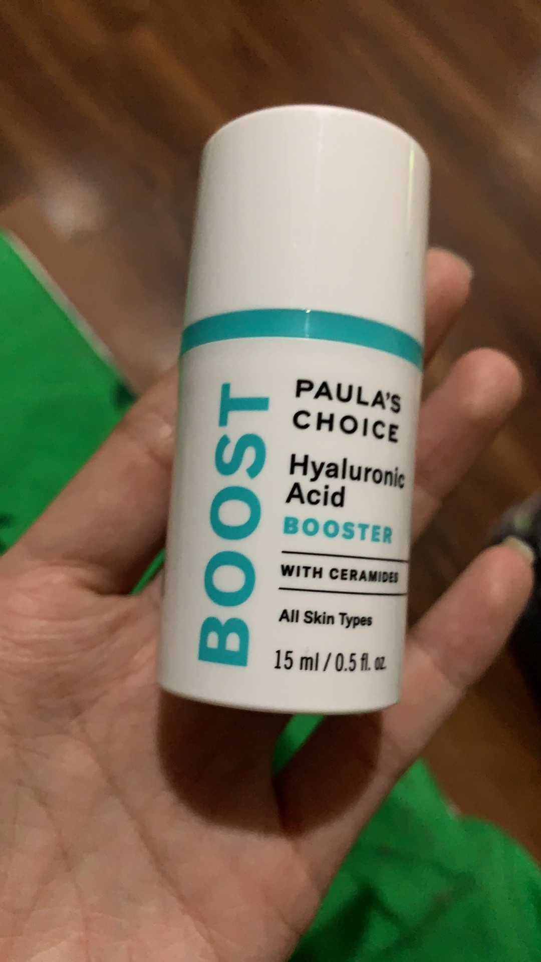 Serum Paula's Choice Hyaluronic Acid Booster 15ml - Hỗ trợ trẻ hóa, làm giảm nếp nhăn và sạm da, cấp ẩm sâu cho làn da tươi trẻ.