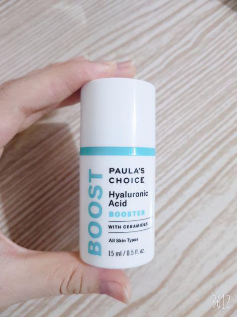 Serum Paula's Choice Hyaluronic Acid Booster 15ml - Hỗ trợ trẻ hóa, làm giảm nếp nhăn và sạm da, cấp ẩm sâu cho làn da tươi trẻ.