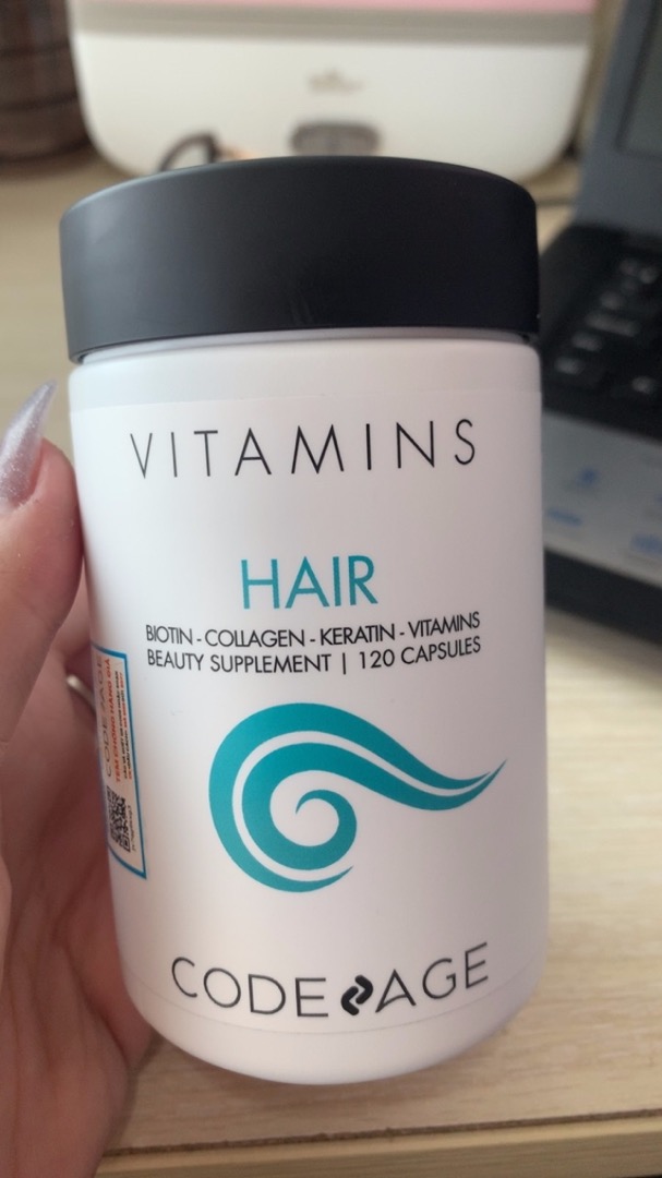 Viên uống hỗ trợ mọc và dưỡng tóc Codeage Vitamins Hair - Bổ sung Biotin, Keratin, Collagen cho mái tóc dày và khỏe mạnh