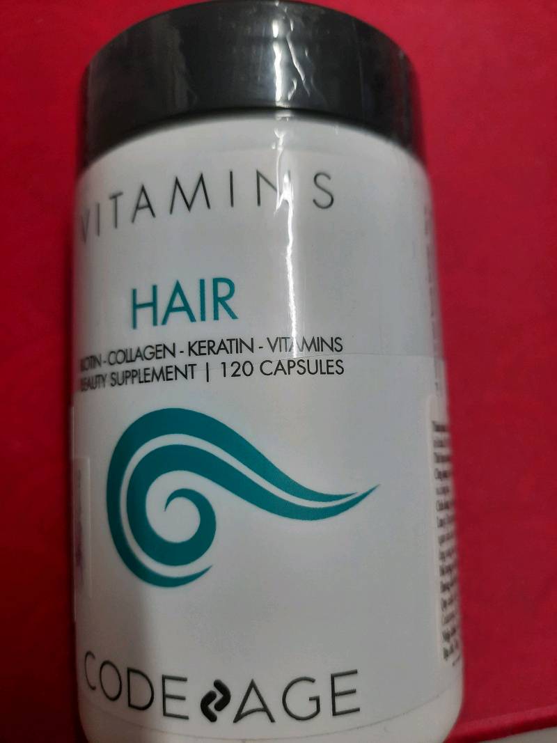 Viên uống hỗ trợ mọc và dưỡng tóc Codeage Vitamins Hair - Bổ sung Biotin, Keratin, Collagen cho mái tóc dày và khỏe mạnh