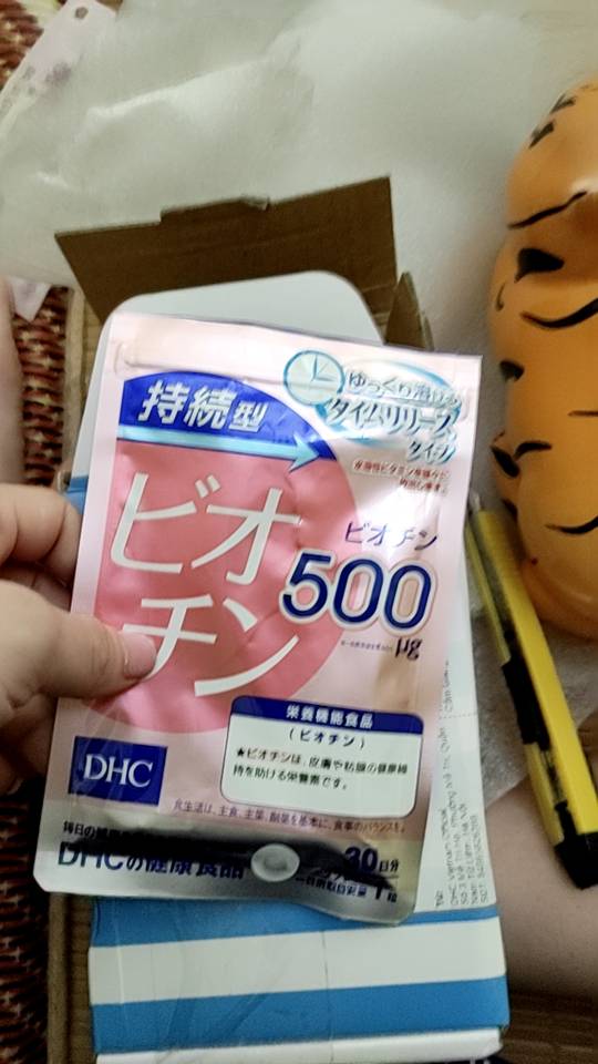 Viên uống biotin DHC 500mcg hỗ trợ mọc tóc, ngừa rụng tóc, làm đẹp da - Sản phẩm bổ sung sức khỏe tóc và da 30 ngày