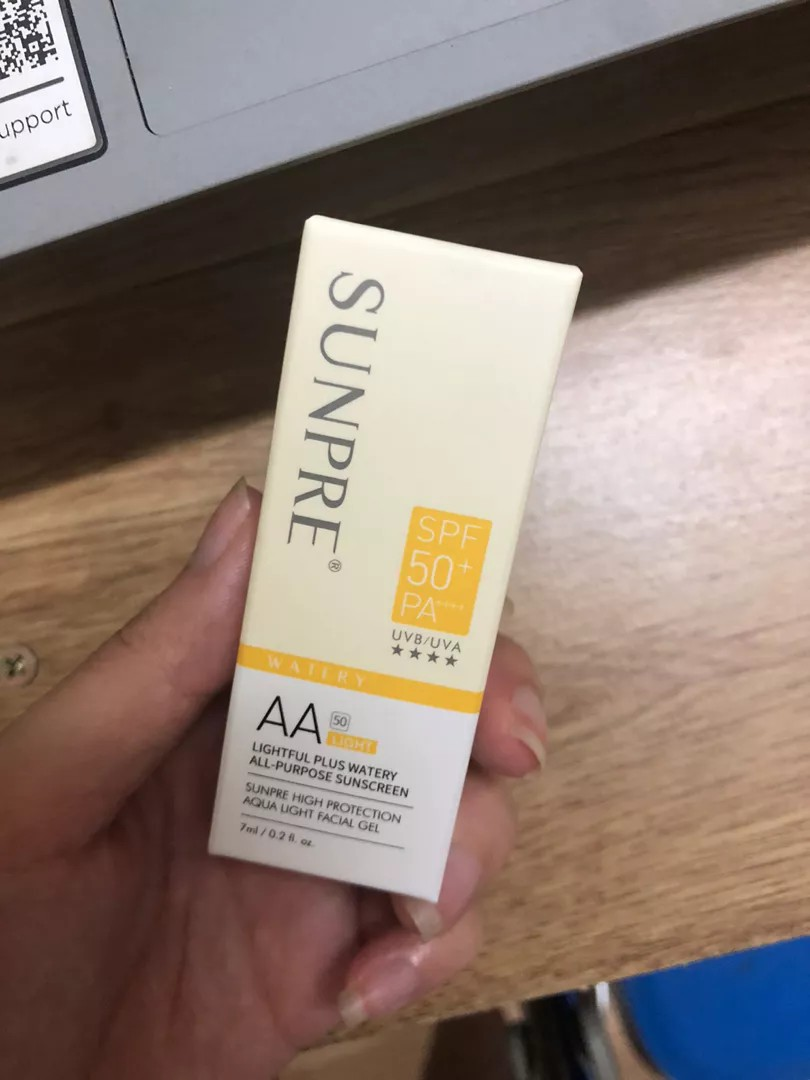 Kem Chống Nắng Không Màu Mona Frema SUNPRE Aqua Light Facial Gel SPF 50+ - Bảo Vệ Da Tự Nhiên, Dạng Lỏng, 60ml