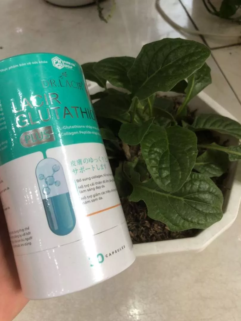 Viên Uống Làm Trắng Da Lacir Glutathione Plus 700mg - Hỗ Trợ Trẻ Hóa Da, Cải Thiện Nám Sạm, Tăng Độ Đàn Hồi Da