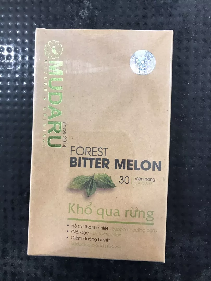 Viên uống khổ qua rừng Mudaru - Hỗ trợ tiểu đường và ổn định đường huyết - 90 viên chiết xuất tự nhiên, thanh lọc sức khỏe