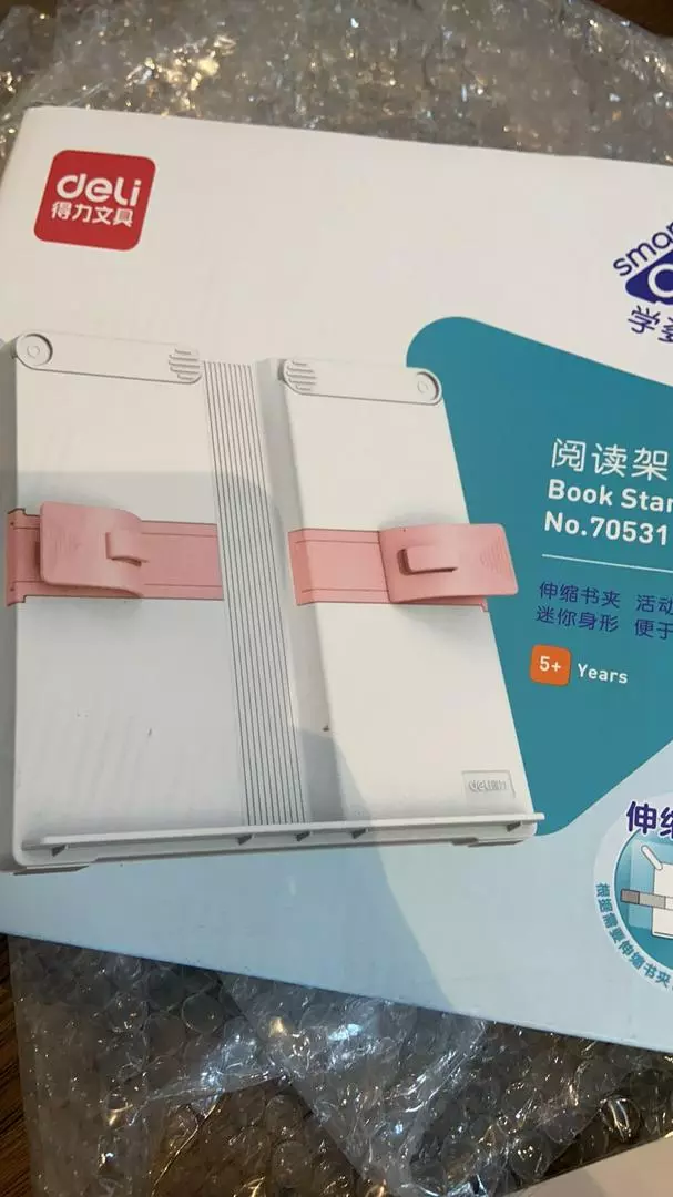 Giá Đỡ Sách Để Bàn Học Deli 70531 - Giúp Trẻ Em Đọc Sách Dễ Dàng, Tiết Kiệm Không Gian, Bảo Vệ Thị Lực