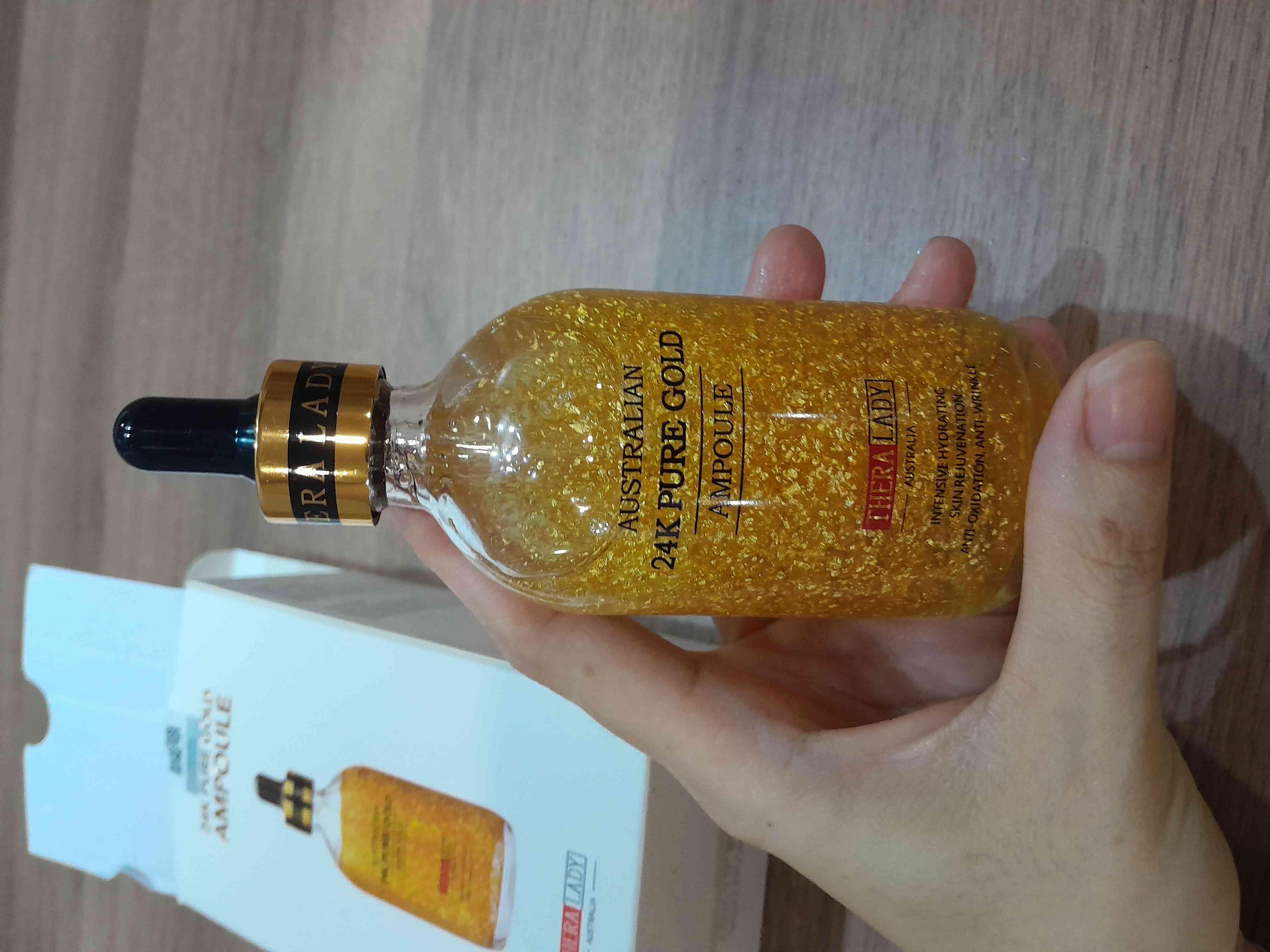 Tinh chất dưỡng da vàng 24K TheraLady Australian - Serum dưỡng ẩm, chống lão hóa, làm sáng da 100ml chính hãng
