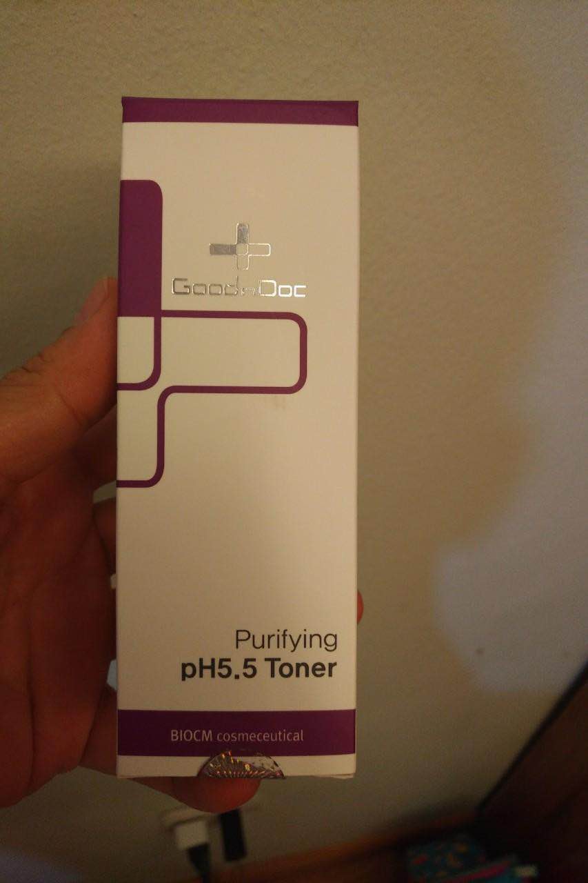 Toner Goodndoc Purifying pH 5.5 - Nước Hoa Hồng Cân Bằng Ẩm, Sạch Lỗ Chân Lông, Kiểm Soát Nhờn Cho Da Khỏe Mạnh