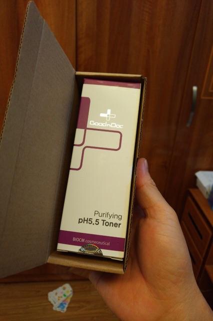 Toner Goodndoc Purifying pH 5.5 - Nước Hoa Hồng Cân Bằng Ẩm, Sạch Lỗ Chân Lông, Kiểm Soát Nhờn Cho Da Khỏe Mạnh